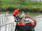 Overtocht op de "Heen en weer wolf"