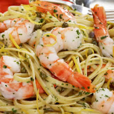 Shrimp Scampi with Linguine
