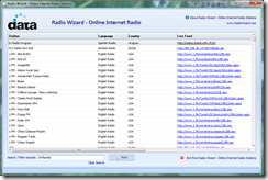 برنامج محطات راديو أونلاين Radio Wizard 1.0.1.100 - سكرين شوت 1