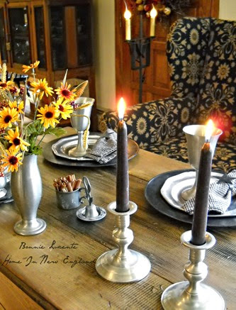 fall candes pewter
