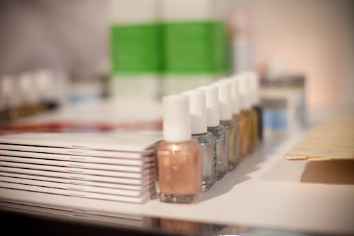 A manicure station was set up by Essie. Party goers were lining up to have their nails done -- in metallic shades, of course.