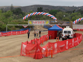 The normally frantic starting line.