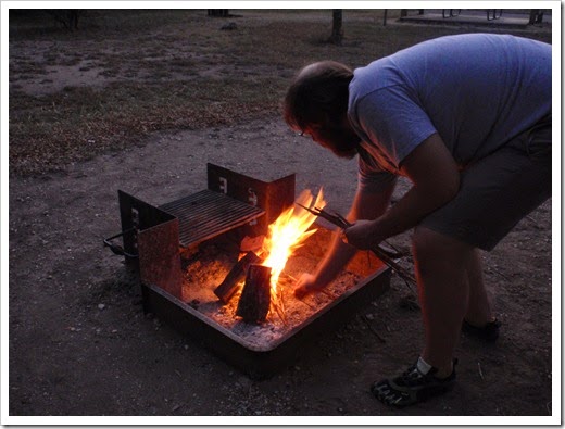 Paul Building the Fire