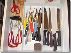 knife canning drawer