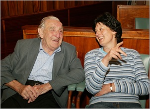 Harry Holder in 2007, pictured with member Alex Elwood