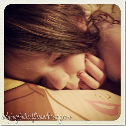 lauren sleeping