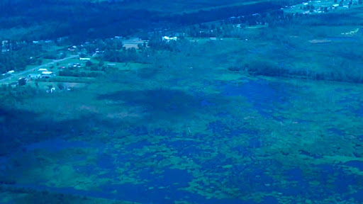 Birds eye view of Terrebonne parish - 90% wetlands in the backyard