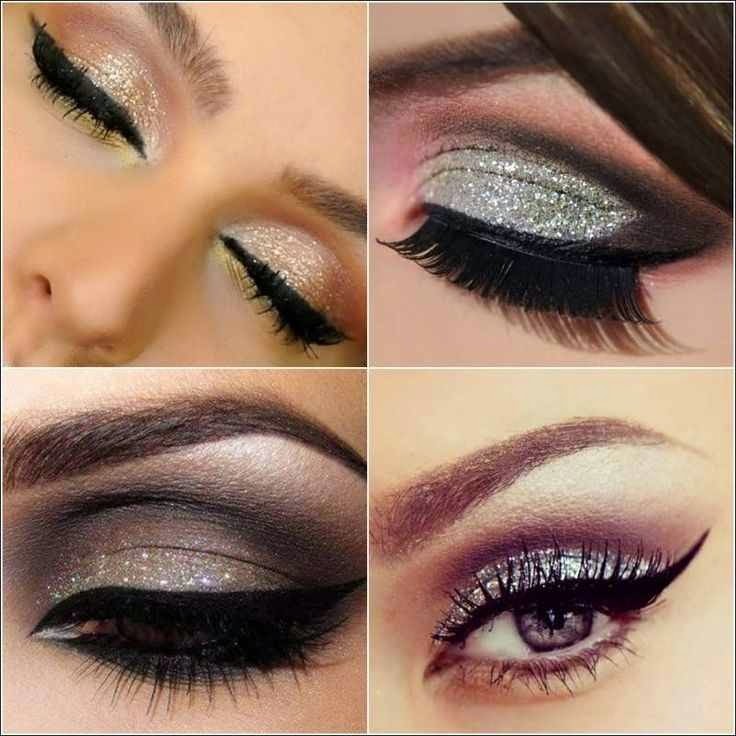Glitter and Shimmer Eyeshadow Tutorial Fashion 2D