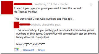 gplus status