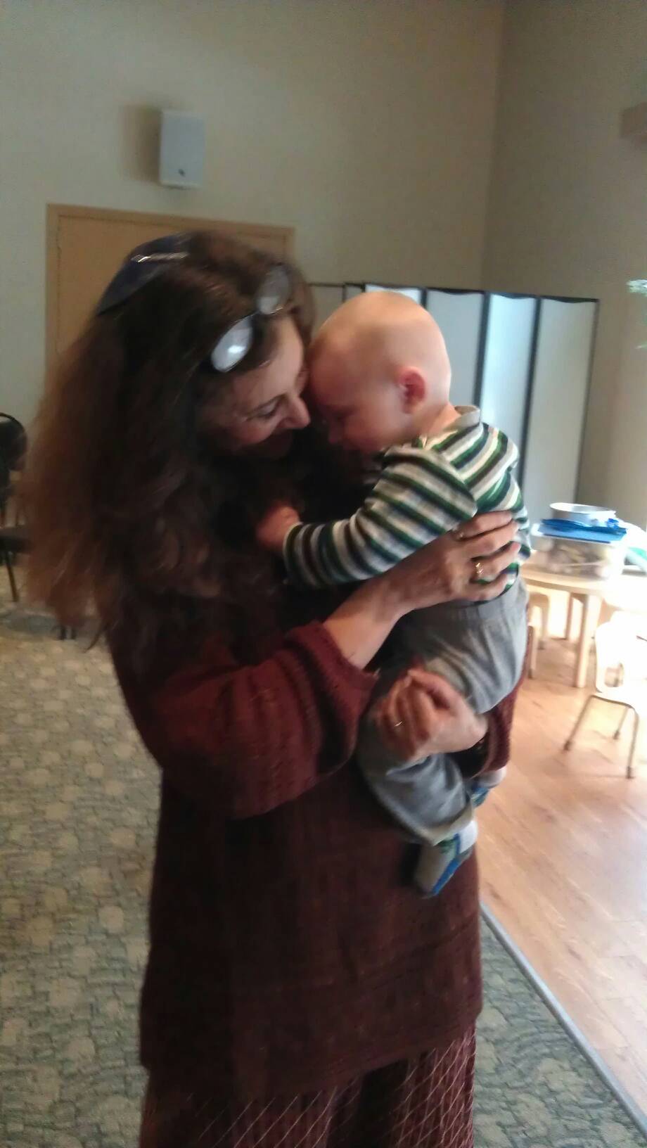 Charlie and rabbi Susan