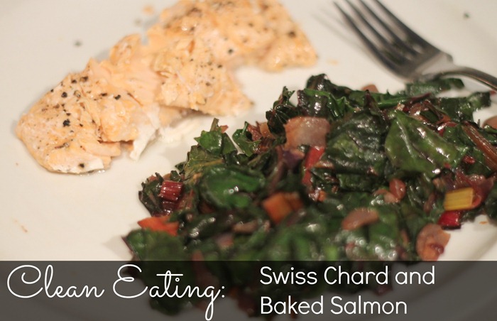 swiss chard baked salmon