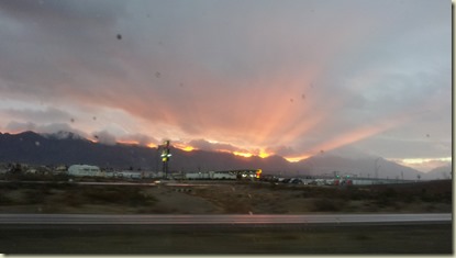 Sunrise east of Las Cruces, NM