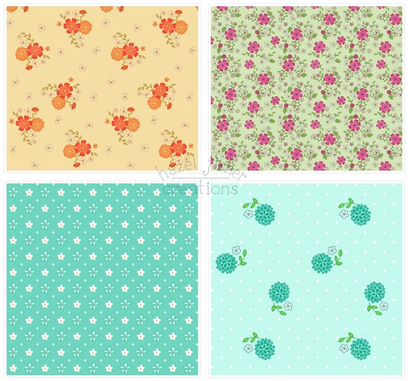 2014 May 12 Spoonflower fabric designs flowers floral pattern