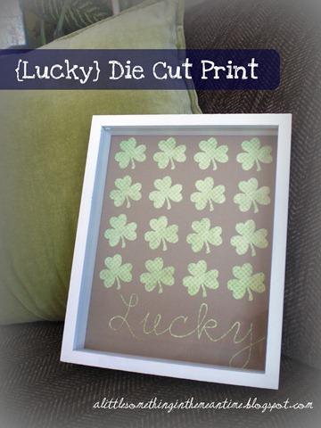 Lucky Die Cut Print