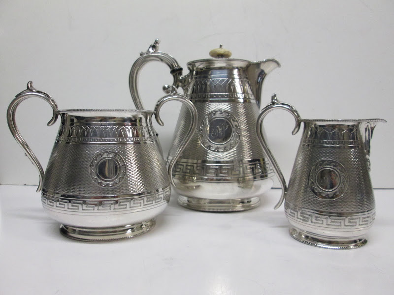 Monogrammed Tea Set