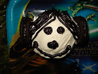 MAY THE FROSTING BE WITH YOU: Christine Eads co-host of Broadminded on Sirius XM Stars presents her Princess Leia cupcake. Her unforgettable hair buns are courtesy of Double Stuff Oreo cookies with chocolate icing in the middle to keep her natural color.