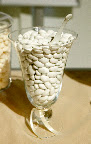 White dragees, a popular favor at weddings. White dragees, a popular favor at weddings.