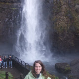 Debbie in Front of the Falls