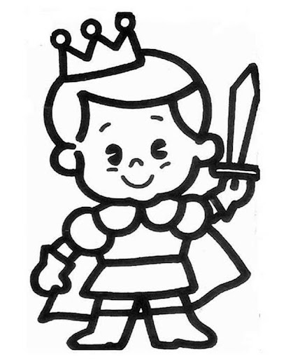 Dibujos de principes para pintar - Imagui
