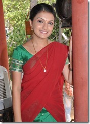 Tamil Actress Saranya Mohan Half Saree Photos