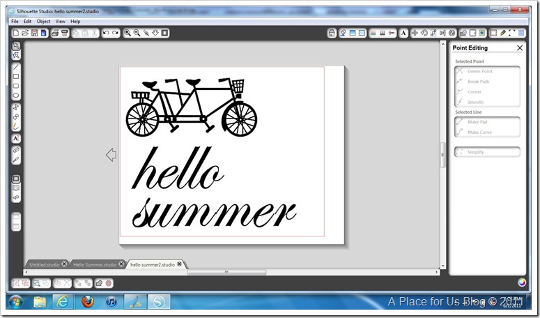 Hello Summer Printed