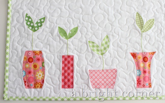 Sprouts Table Runner and Topper pattern 