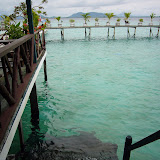 The view  out our room's door.  Qualifies as waterfront I would say!