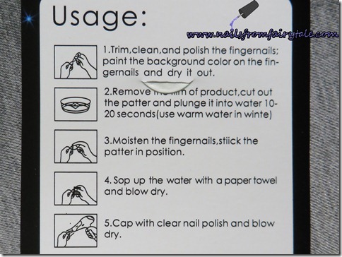 how to use water decals
