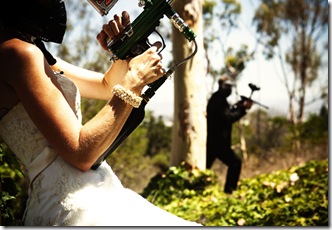 paintball wedding