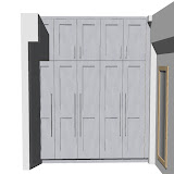 3d Design for Built-in Dressing room