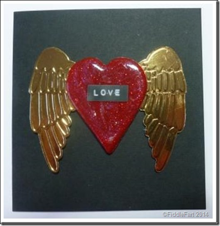 winged heart valentine card winged heart valentine card