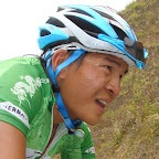 Loh Sea Keong from the Herbalife Marco Polo Cycling Team fighting suffering on Genting Highlands in the Tour de Langkawi. (photo: Rob Conijn)