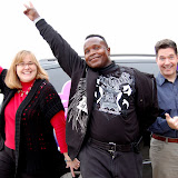 Dancin' Kenny in Studio with The WBFJ Morning Show - Tami and Verne