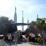 rocket garden in Cape Canaveral, United States 