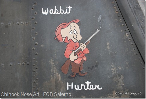 Chinook Nose Art - FOB Salerno