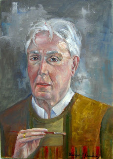 Selbstportrait, Öl auf Leinwand, 50x70 cm, Copyright 2009 by O.Weinreich
