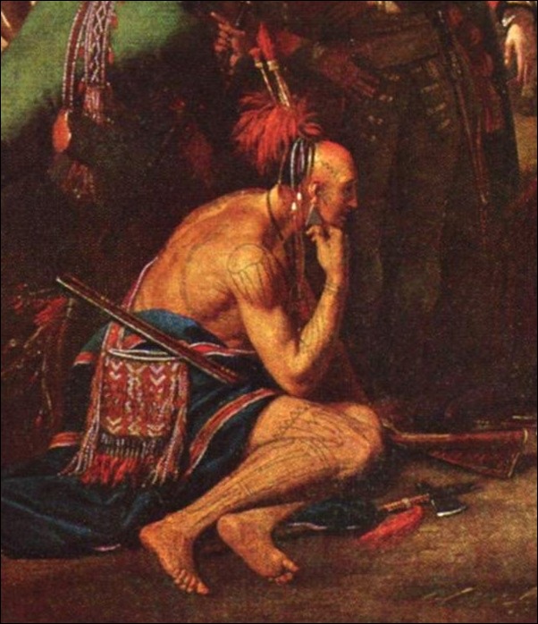 Benjamin West, Portait de guerrier indien Benjamin West, Portait de guerrier indien