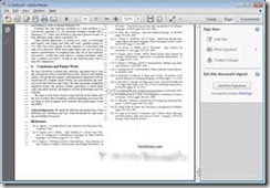 Screen Adobe Reader 10.1.2