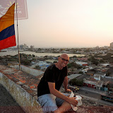 Pôr do sol no Pacífico -  Forte de San Felipe - Cartagena - Colombia