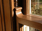 Oak sash window