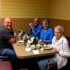 A farewell breakfast with Darren's Parents & Grandma