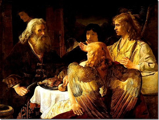 Abraham and the Angels
Rembrandt, 1630 Abraham and the Angels
Rembrandt, 1630