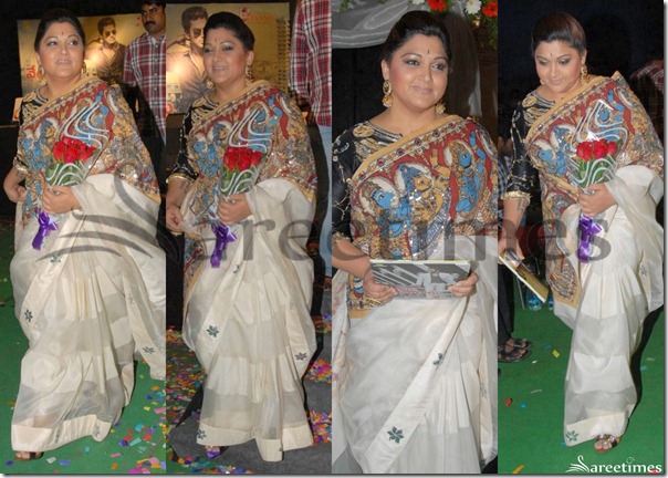 Kushboo_White_Saree