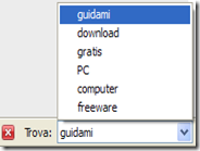Vedere le ultime parole cercate con Trova testo di Firefox
