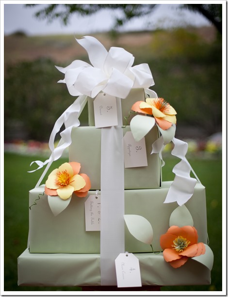 Bridal shower gift wrap