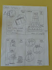 A sketch of the story before we shot it.