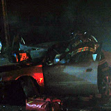 A single vehicle accident occurred early Saturday morning with a solo male occupant. The vehicle was severly damaged with debris all over the roadway. The incident had Jibboom Street shut down while emergency crews tended to the victim and got the roadway cleared. News_111210_SingleVehicleCrash_Downtown
