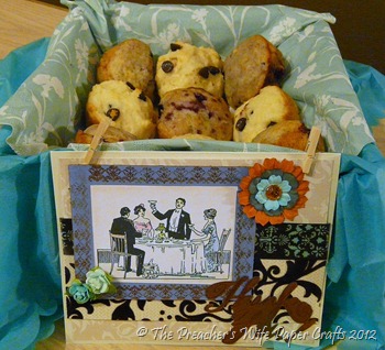 Thank You Dinner Card w Muffins
