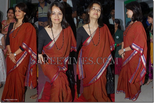Amala_Brown_Cotton_Saree