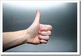 thumbs up feedback